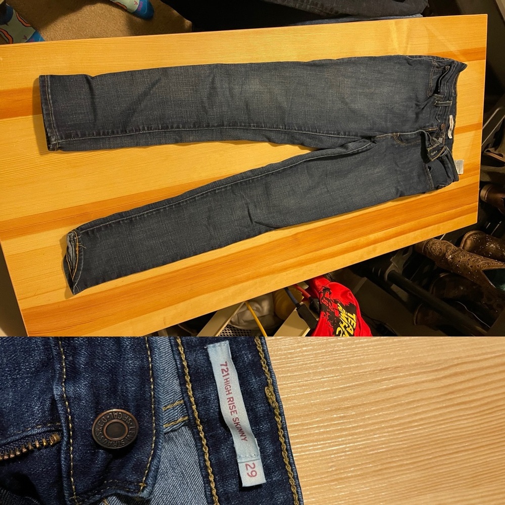 Levi skinny high waisted
